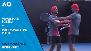 BolelliVavassori v MahutRogerVasselin Highlights  Australian Open 2024 Second Round [upl. by Whittaker]