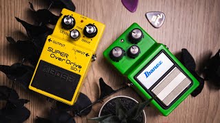 Boss SD1 vs Ibanez TS9 [upl. by Herwig]