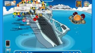 Club Penguin ice berg ACTUALLY tipping over after 10 year myth [upl. by Tilford]