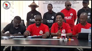 LANCEMENT DE SOLIDARITÉ PANAFRICANISTE CÔTEDIVOIRE [upl. by Nnyloj]