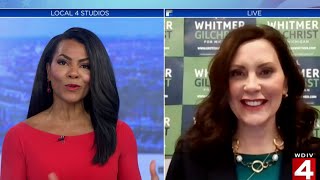 Michigan Gov Gretchen Whitmer discusses issues day before election [upl. by Anderer]