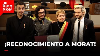 Morat recibe la condecoración más importante que se otorga en Bogotá [upl. by Nogaem878]