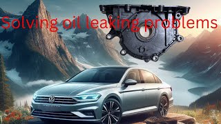 How to solve oil leaking problems to VW Passat 2015 16 dizel [upl. by Domella]