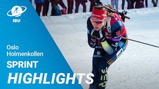 World Cup 2223 Oslo Holmenkollen Women Sprint Highlights [upl. by Uchish]