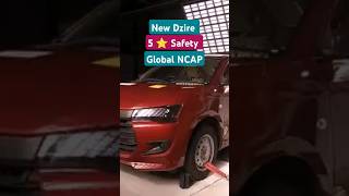 New Dzire Score 5 Star Safety Rating by Global NCAP 2024 marutidzrie dzire newdzire2024 [upl. by Cari]