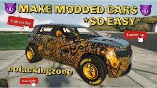 GTA 5 ONLINE BENNYS MERGE GLITCH HOW TO MAKE MODDED CARS F1BENNYS MERGE [upl. by Maher549]