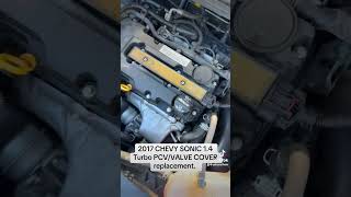 2017 CHEVY SONIC 14  p0171  p0106  p1101 codes CHECK THE PCV VALVE [upl. by Appleby346]