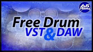 Free Drum VST and DAW That You Can Use With Electronic Drums [upl. by Almat]