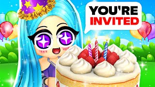 Lunars SURPRISE Birthday Party in Roblox [upl. by Greenstein]