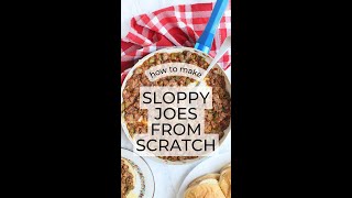 Sloppy Joes from Scratch Recipe [upl. by Ethyl]