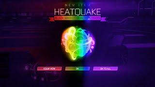 I GOT THE NEW HEATQUAKE GOAL EXPLOSION IN ROCKET LEAGUE  BEST GOAL EXPLOSION [upl. by Merilee899]