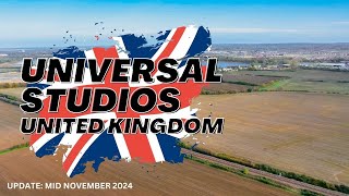 Universal Studios Nov 2024 site update  universalstudios construction uk bedford [upl. by Pettifer354]