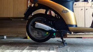 Piaggio free  Giannelli Go Silencer [upl. by Karol981]