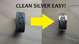 Cleaning Tarnished Silver the Easy Way [upl. by Ycnej]