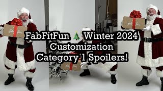 FabFitFun Winter 🎄 2024 Customization Category 1 Spoilers  Beautyamab [upl. by Karli]