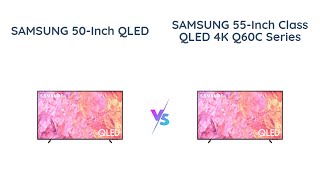 📺 Samsung 50Inch Class QLED 4K vs 55Inch Class QLED 4K 🤔 [upl. by Rodmur622]