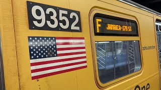 EXCLUSIVE MTA NYCT Jamaica Bound R160 F Train with a ZOHO ONE wrap at Parsons Boulevard [upl. by Gemma704]