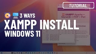 Install XAMPP on Windows 11 10 in 2024 3 methods [upl. by Nnylyoj]