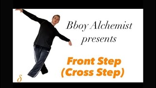 Front Step aka Cross Step Toprock  Breakdance Tutorial [upl. by Nosam]