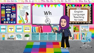 Jolly Phonics for kids  digraphs wh [upl. by Ahsino112]