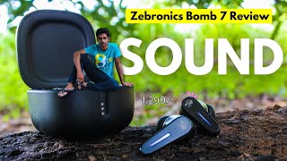 Zebronics sound bomb 7 Tamil review  Zebronics TWS earbuds  Zebronics sound bomb 7 review in Tamil [upl. by Tallu]