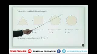 7 02 096 Java 25 Matematikë perimetri dhe syprina e sipërfaqeve shumëkëndëshe të rregullta [upl. by Ailat]