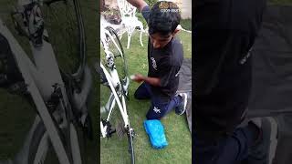 Bicycle repair services experts cyclewalay lahore add mtb [upl. by Ehtnax]