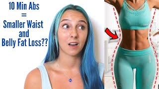 Personal Trainer Tries Lilly Sabri quotSMALLER WAIST and LOSE BELLY FAT in 14 Daysquot Home Workout [upl. by Aneleve]