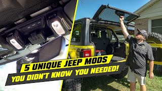 Testing 5 Unique Jeep Wrangler Mods [upl. by Ardnic]