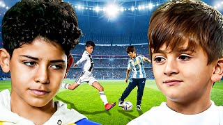 Cristiano Ronaldo Jr vs Thiago Messi [upl. by Inavoy]