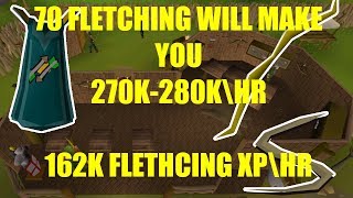 OSRS FLETCHING MONEY MAKING METHOD 2020 [upl. by Shannen]