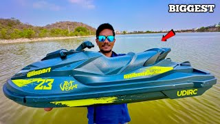 RC New Big size TurboJet Ski Unboxing amp Testing  Chatpat toy TV [upl. by Helbona]