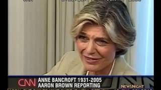 DEATH OF ANNE BANCROFT  CNN  JUNE 7 2005 [upl. by Albric496]