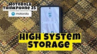 High System Storage on Motorola ThinkPhone 25 [upl. by Lewan173]