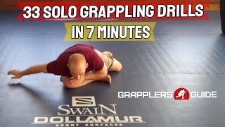 33 Solo Grappling BJJ Drills in 7 Minutes  Jason Scully [upl. by Giovanni668]