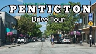 4k Driving around Penticton BC  Canada  Spring 2023 [upl. by Londoner292]