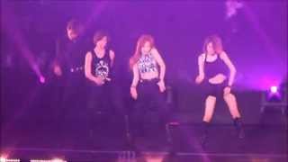 130713 Fancam Dangerous Love  EunJung Hyomin Jiyeon Tara in Budokan Concert [upl. by Tiana]