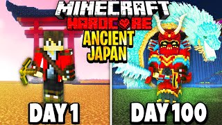 I Survived 100 Days in ANCIENT JAPAN in Hardcore Minecraft [upl. by Luann]