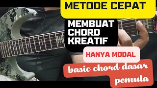 TUTORIAL GITAR PEMULA KUNCI DASAR CARA MAIN KUNCI GITAR DASAR YANG ENAK DAN KREATIF [upl. by Renell123]