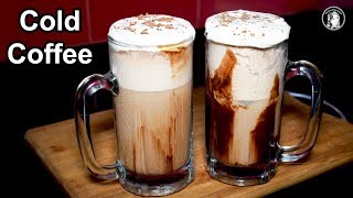 Cold Coffee Recipe  How To Make Cold Coffee  Creamy Iced Coffee Milkshake Recipe [upl. by Carisa371]