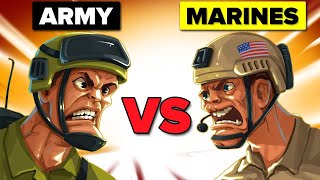 ARMY vs MARINES  Whats the Real Difference Compilation [upl. by Malita]