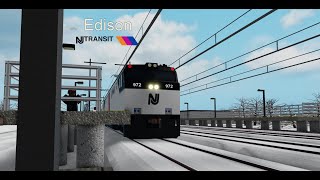 Northeast Corridor Train Sim LIVE CAMERA  Elizabeth NJ  10192024 [upl. by Berger]