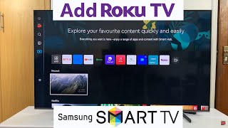 How To Add Roku To Samsung Smart TV [upl. by Silden114]