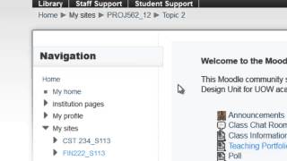 Moodle Basics  How do I navigate in Moodle [upl. by Erwin154]