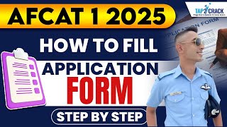 How to Fill Application Form  AFCAT 1 2025  How to Apply for AFCAT 2025 Exam  Online Apply AFCAT [upl. by Eislek]