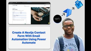 Create A Nextjs Contact Form With Email Automation Using Power Automate  React [upl. by Delila]