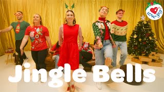 Jingle Bells Christmas Dance 🔔 Easy Christmas Choreography Dance Song [upl. by Cohby]