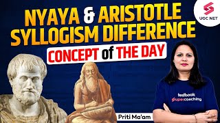 Nyaya amp Aristotle Syllogism Difference  Concept of the Day  Priti Maam [upl. by Nowtna]