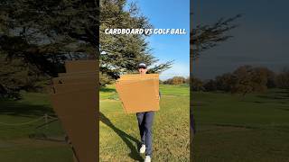 Cardboard Vs Golf Ball [upl. by Eetsud645]