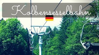 Chairlift in Oberammergau Kolbensesselbahn  Travel Germany 4K [upl. by Kaleena]